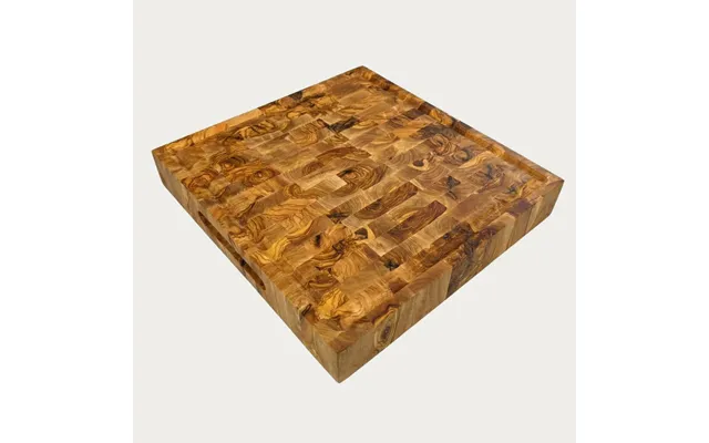 Oliven Skærebræt Endgrain 30x30cm