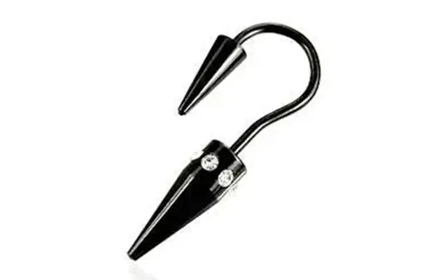 Black Cz Piercing.