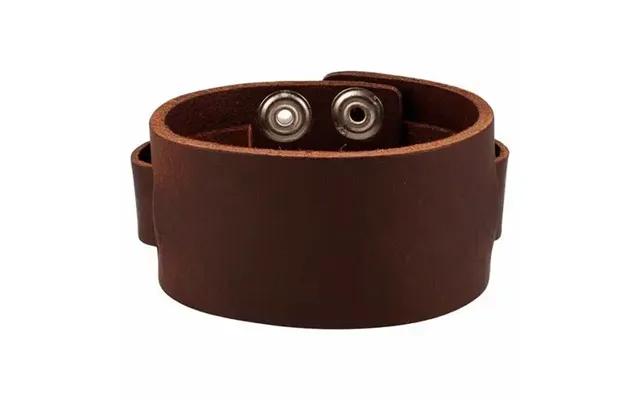 Vintage Snap Læderarmbånd Kraftigt