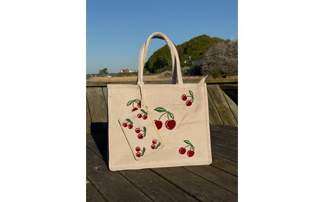 Kirsebær Shopper I Beige