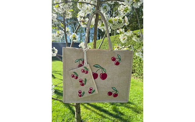 Kirsebær Shopper I Taupe