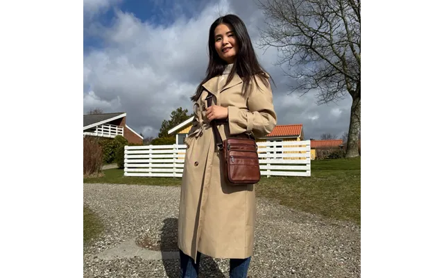 Læder Skuldertaske I Brun
