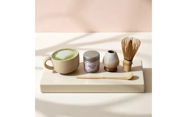 Matcha Sæt Med Håndlavet Keramikkop Matcha - Kop