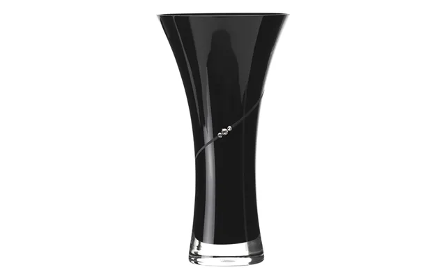 Black New Pen Vase Med Swarovski Krystaller