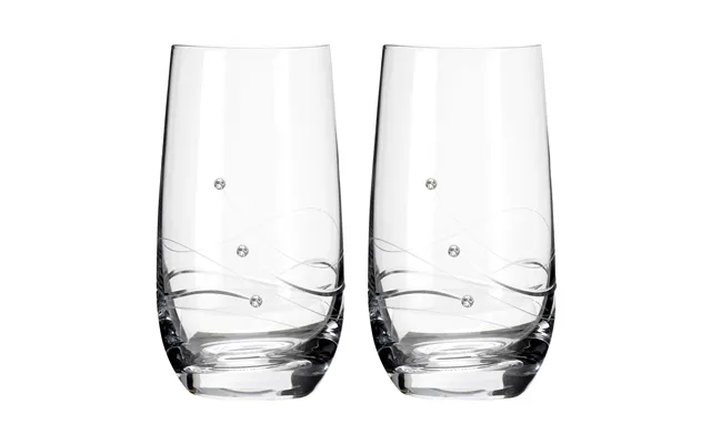 Clio Highball Med Swarovski Krystaller - 2 Stk.