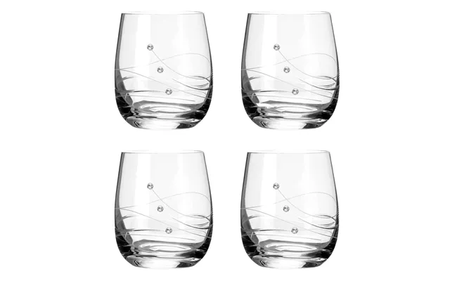 Clio Tumbler Med Swarovski Krystaller - 4 Stk.