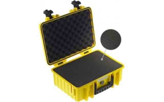 B&w Outdoor Cases Bw Outdoor Cases Type 4000 Yel Si Pre-cut Foam - Kuffert