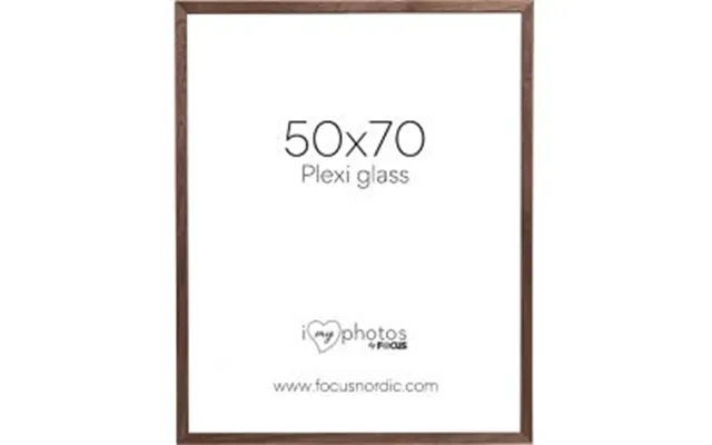 Focus Soul Walnut Veneer 50x70 Plexi - Ramme