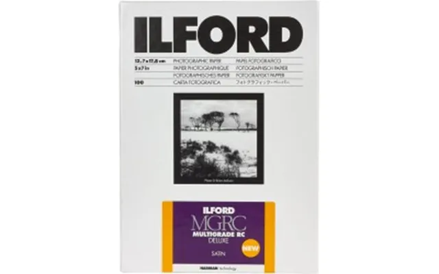 Ilford Photo Multigrade Rc Deluxe Satin 24x30.5cm 10 - Tilbehør Til Foto