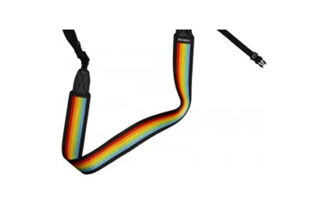 Polaroid Camera Strap Flat Rainbow Black - Rem