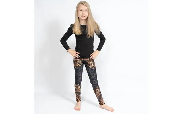 Golden Mandala Kids Leggings