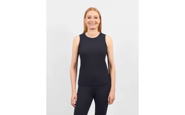 Iris Deep Blue Ribbed Tank Top