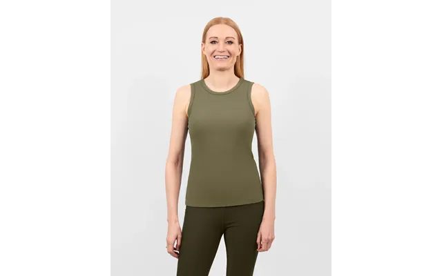 Iris Dusty Green Ribbed Tank Top