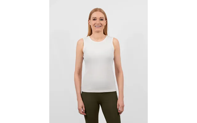 Iris Off-white Ribbed Tank Top