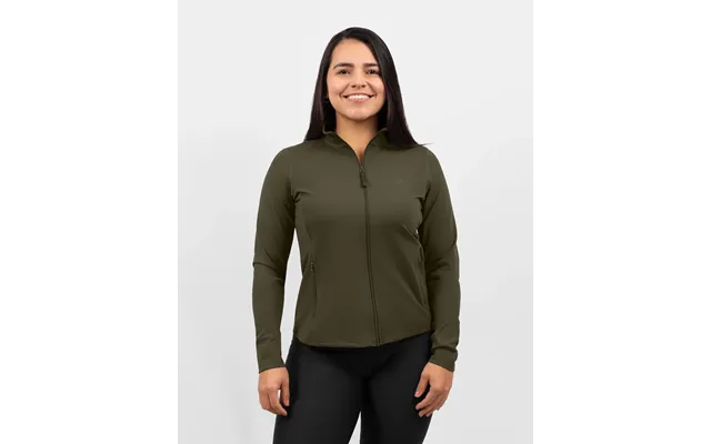 Lily Deep Olive Zip Long-sleeve