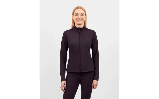 Lily Deep Plum Zip Long-sleeve