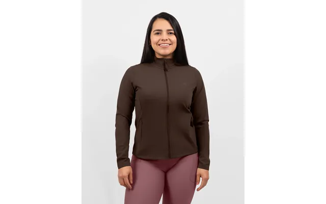 Lily Mocha Brown Zip Long-sleeve