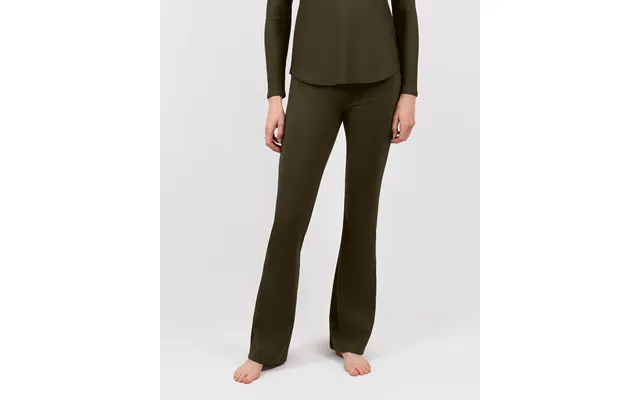Maya Deep Olive Flared Leggings