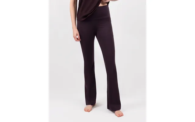 Maya Deep Plum Flared Leggings