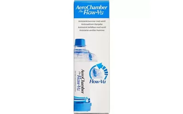 Aerochamber Plus Flow-vu Med Mundstykke
