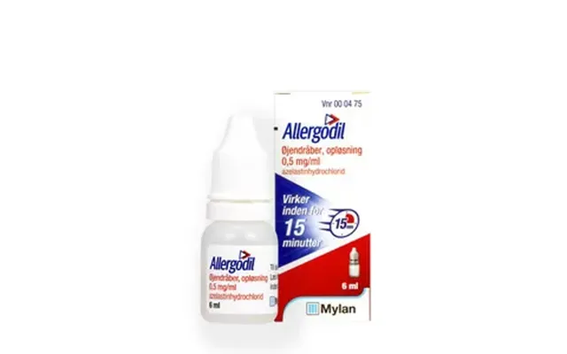 Allergodil Øjendråber 0,05% - 6 Ml