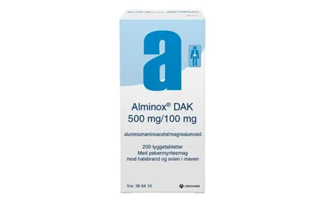 Alminox Dak Tyggetabletter - 200 Stk.