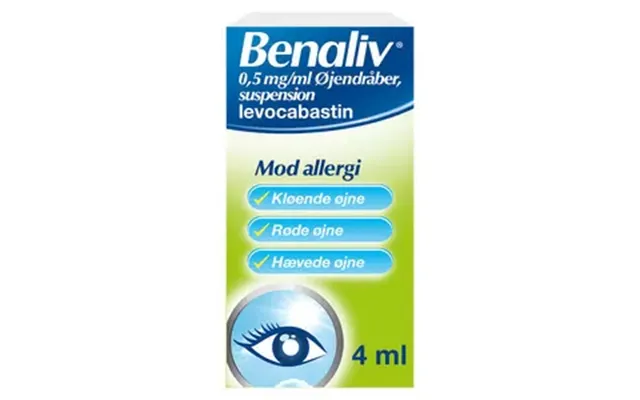Benaliv Øjendråber 0,5 Mg Ml - 4ml