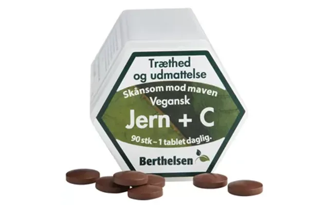 Berthelsen Naturprodukter Jern C - 90 Tabl.