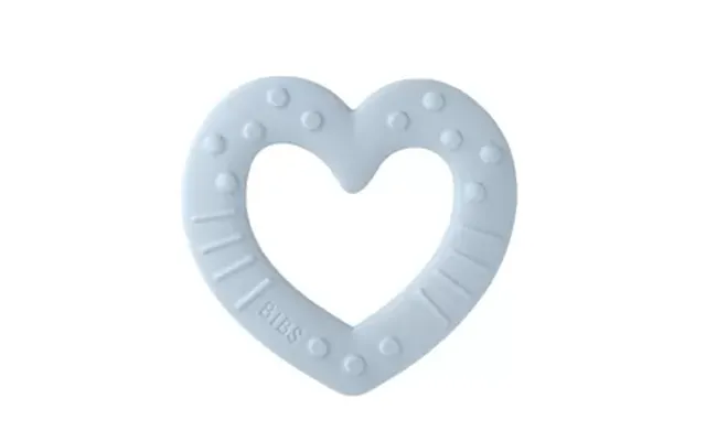 Bibs Baby Bitie Heart - Baby Blue