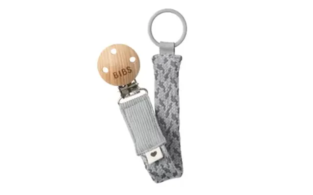 Bibs Pacifier Braid - Cloud Iron