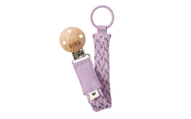 Bibs Pacifier Braid - Violet Sky Mauve