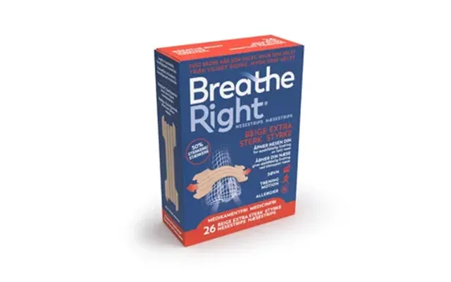 Breathe Right Næsestrips - 26 Stk.