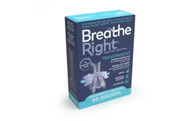 Breathe Right Næsestrips S M- 30 Stk.
