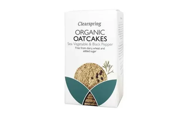 Clearspring Havrekiks Tang & Sort Peber Ø - 200 G