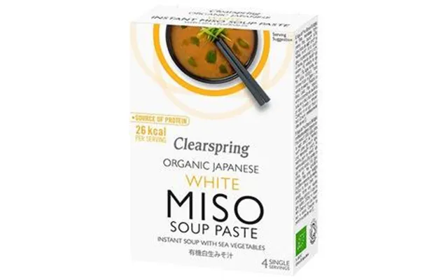 Clearspring Miso Soup Paste Hvid M. Tang 4x15 G Ø - 60 G
