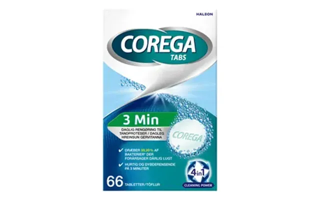 Corega Tabs 3 Minutes - 66 Stk.