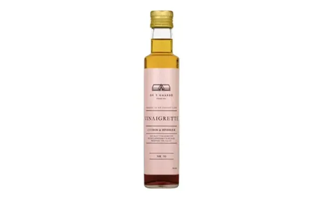 De 5 Gaarde Vinaigrette Med Citron Og Hindbær - 250 Ml