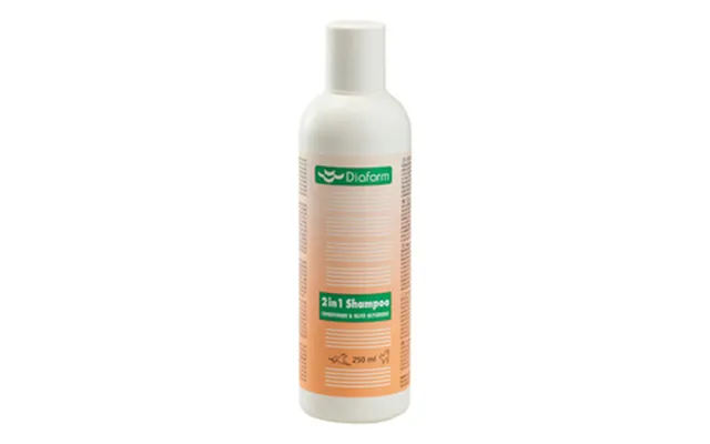 Diafarm 2 I 1 Shampoo Hund Kat - 250 Ml.