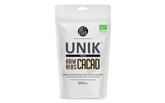 Diet Food Raw Cacao Nibs Grofthakkede Ø - 200 G.