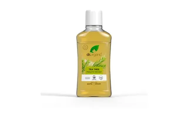 Dr. Organic Tea Tree Mouthwash - 500 Ml