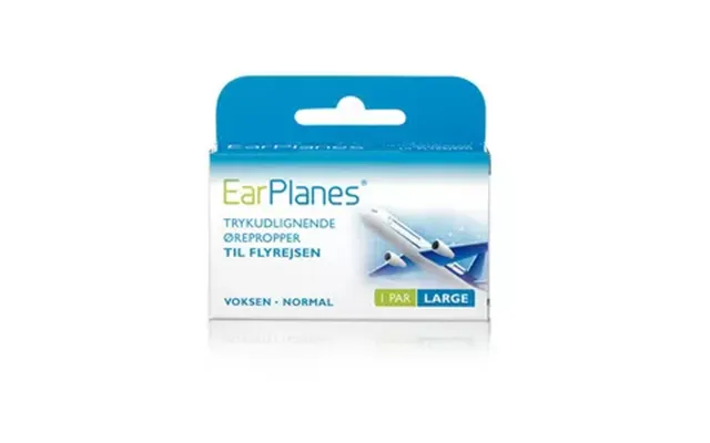Earplanes Ørepropper Til Fly Voksen - 1 Par