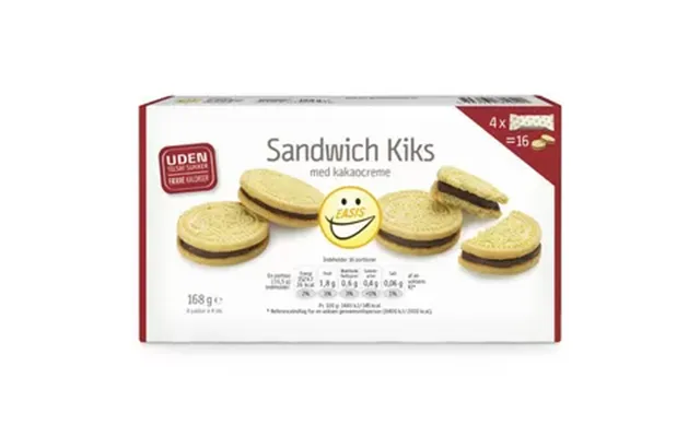 Easis Sandwich Kiks Med Kakaocreme - 168 G