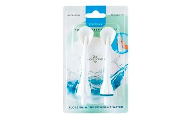 Ekulf Powerflosser Cordless Tongue Scraper Tip - 2 Stk.