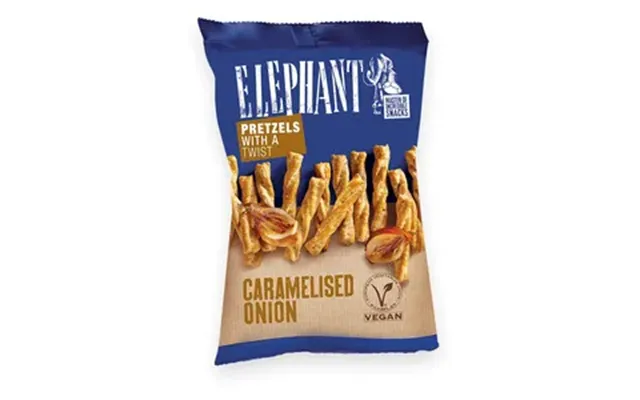 Elephant Pretzels Twisted Caramelized Onion - 80 G