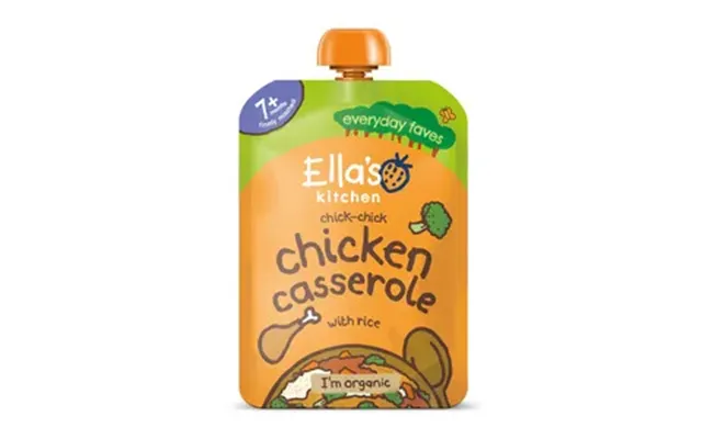 Ella's Kitchen Chicken Casserole With Rice 7 Mdr. Ø - 130 G.
