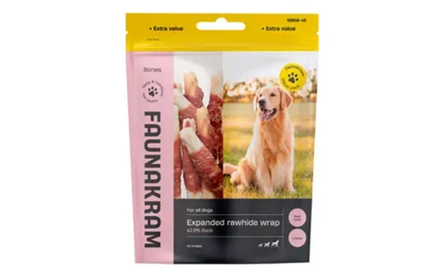 Faunakram Lækre Råhudspinde M. And, Valuepack - 300 G.