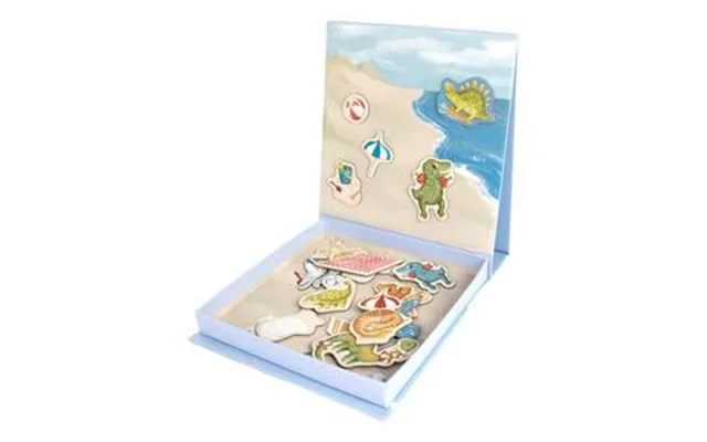 Filibabba Magnetisk Spil Dino Beach - 1 Stk