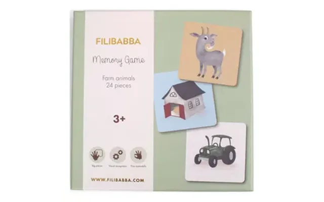 Filibabba Vendespil - Bondegårdsdyr