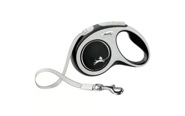 Flexi Hundesnor New Comfort M Bånd 5 M, 25 Kg - Sort