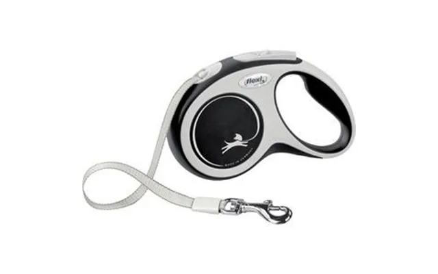 Flexi Hundesnor New Comfort S Bånd 5 M, 15 Kg - Sort